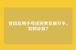 我因总用小号试探男友被分手，如何补救？