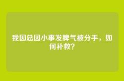 我因总因小事发脾气被分手，如何补救？