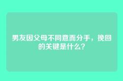 男友因父母不同意而分手，挽回的关键是什么？