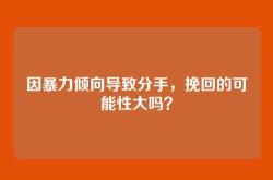 因暴力倾向导致分手，挽回的可能性大吗？