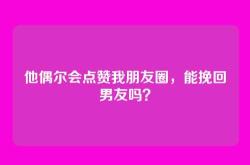 他偶尔会点赞我朋友圈，能挽回男友吗？
