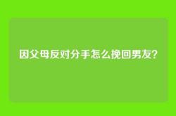 因父母反对分手怎么挽回男友？