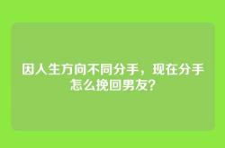 因人生方向不同分手，现在分手怎么挽回男友？