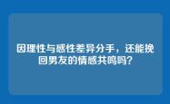 因理性与感性差异分手，还能挽回男友的情感共鸣吗？
